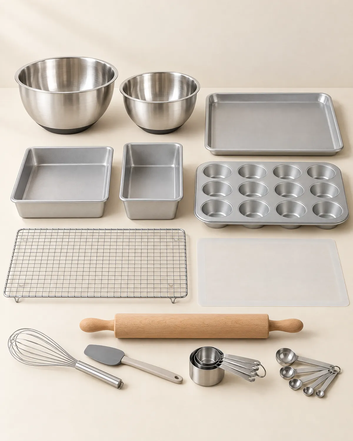 The Baker's Dozen — 13-Piece Bakeware & Prep Set, everything in the box